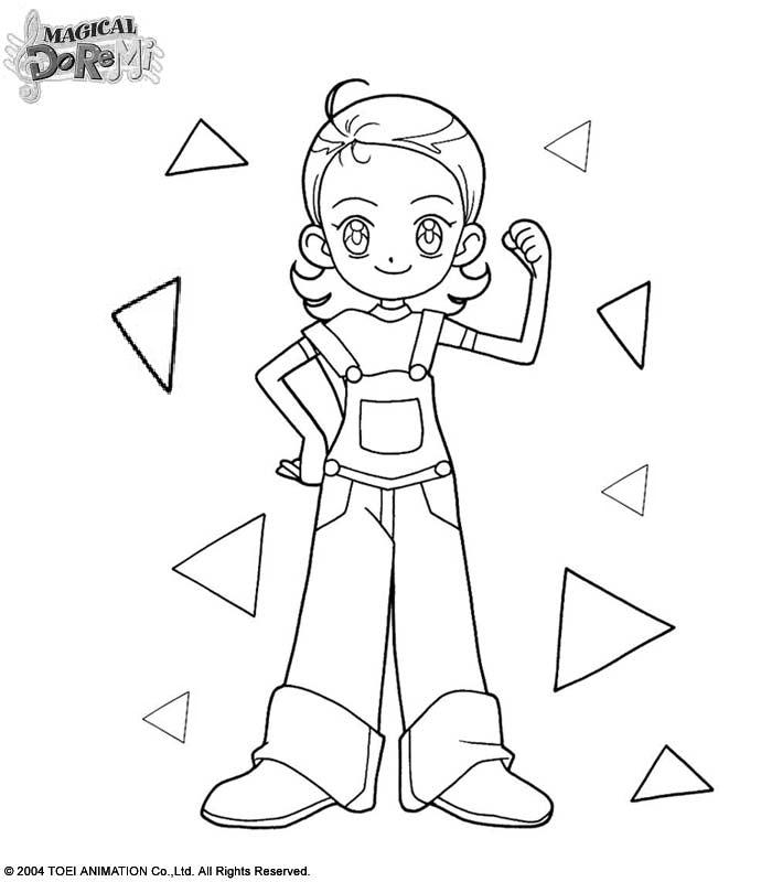 coloriage magical doremi sophie